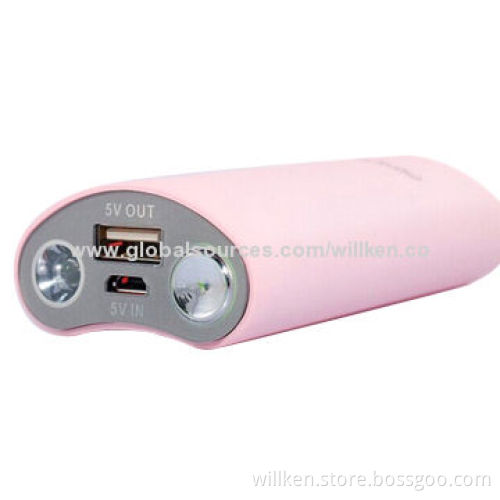 Power bank, 5,600mAh, newest trend, 4 LED indicators, strong torch, for iPhone, any mobile and more